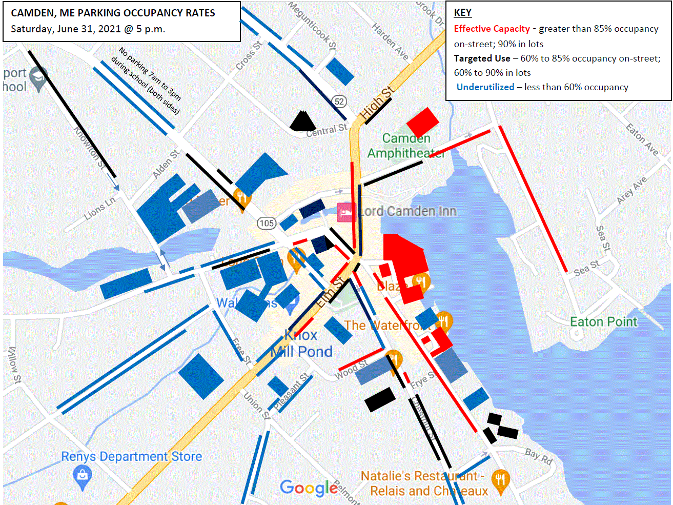 06-31-2021 5pm Parking Occupancy Rates